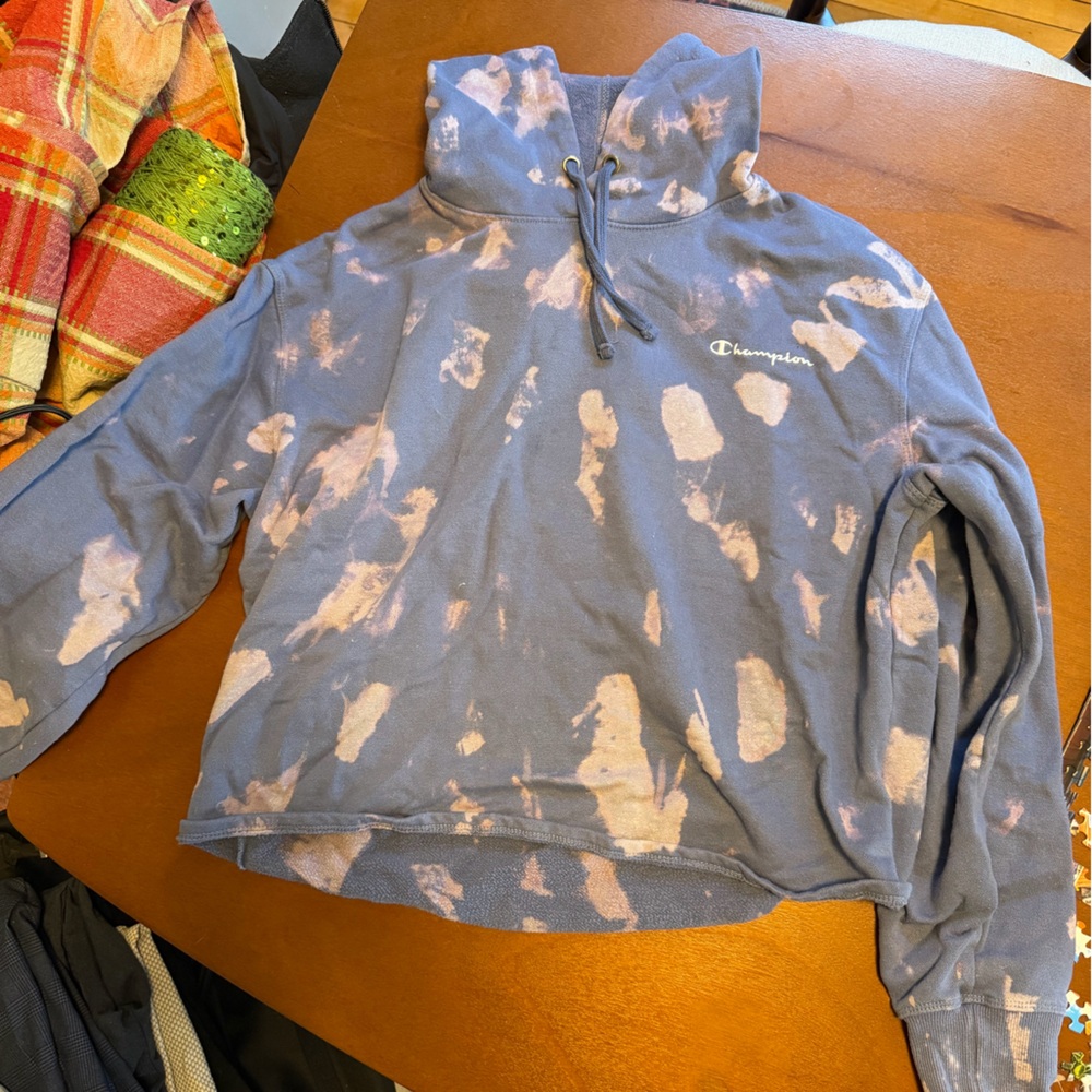 Champion purple tie-dye hoodie - women’s XL